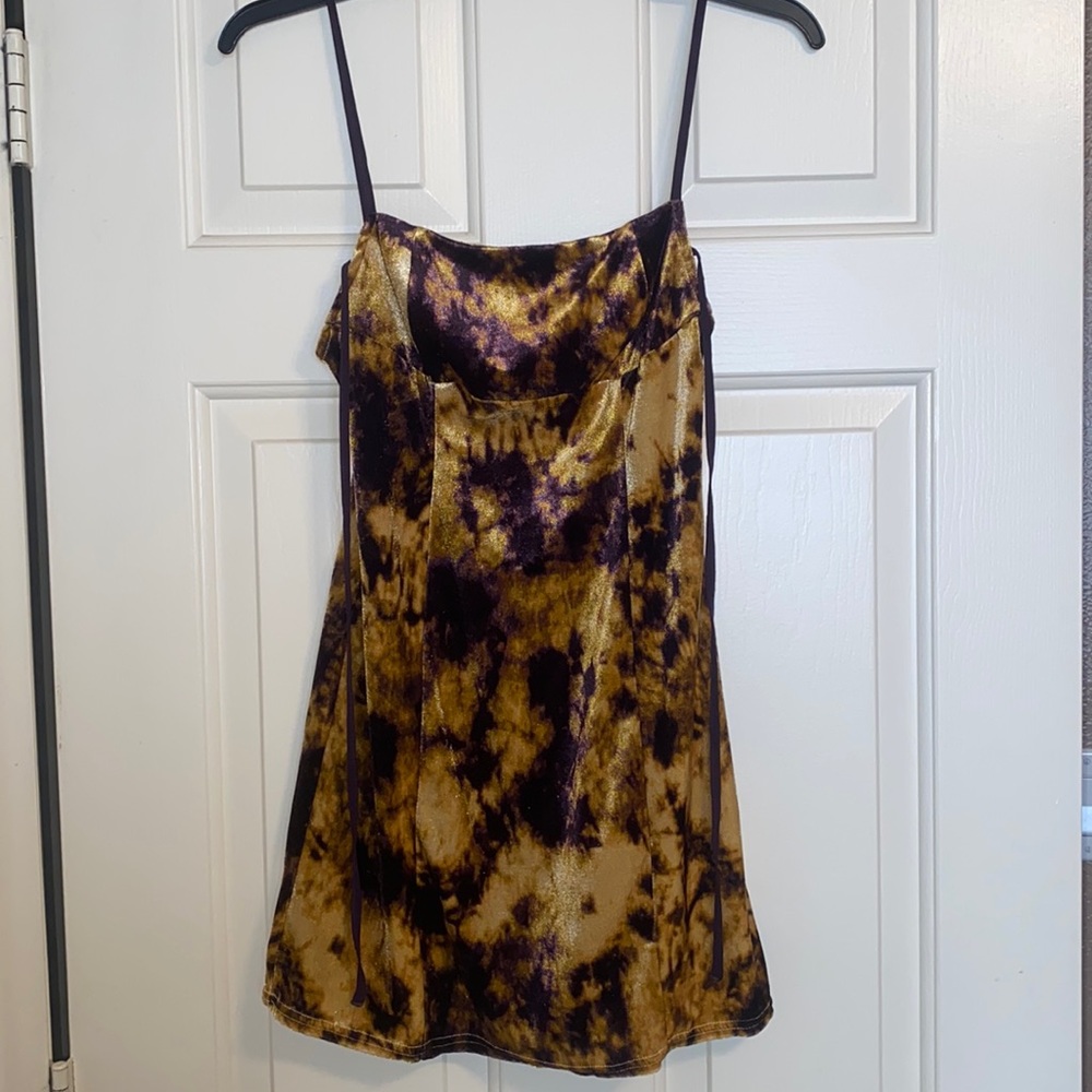 Urban outfitters velvet mini dress